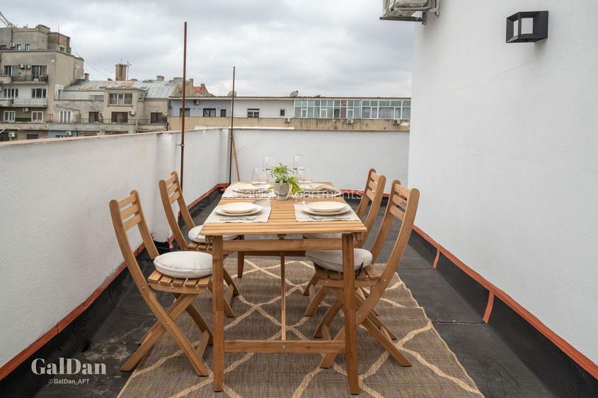 Studio splendid cu terasa generoasa | Proaspat Renovat | N.Balcescu - 15