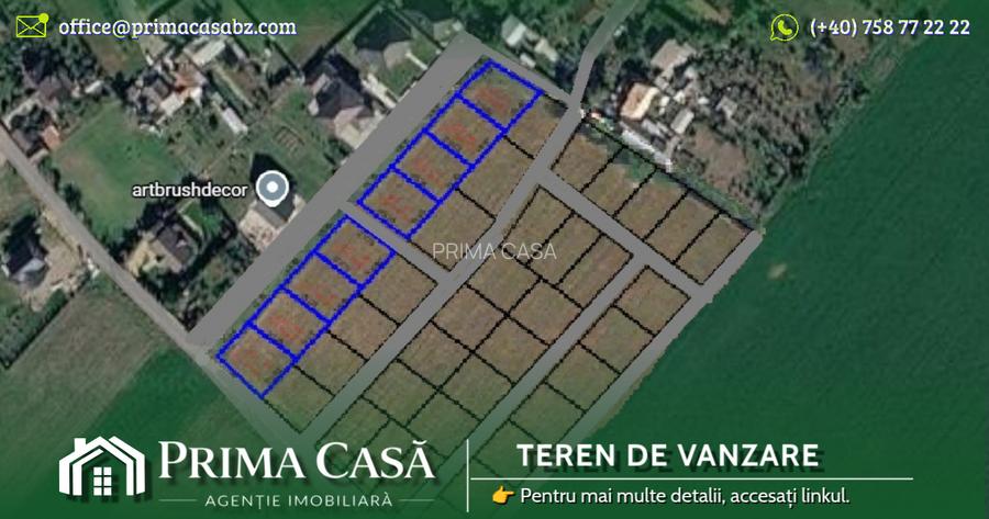 Loc de casa ~ comuna Vernesti/BZ ~ S=440mp ; d=20m ~ drum asfaltat / utilitati ~ - 3