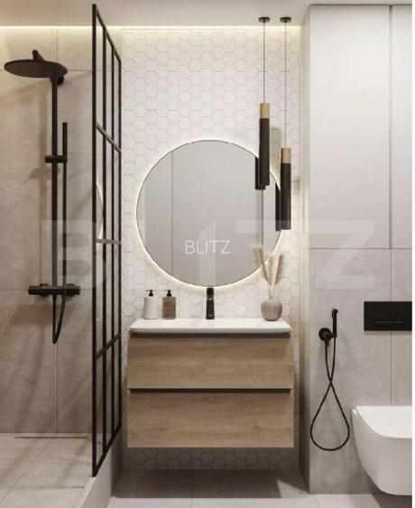 Apartament 2 camere, 43.11 mp, finisat nou, etajul 1, garaj, zona Cetatii - 3