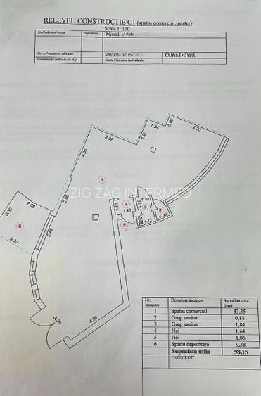 Tomis Nord - spatiu comercial 113 mp., zona intens traficata pietonal - 18