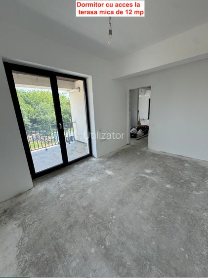Apartament 2 camere 86 mp total | Terasă 20 mp cu vedere frontală lac Straulesti - 7