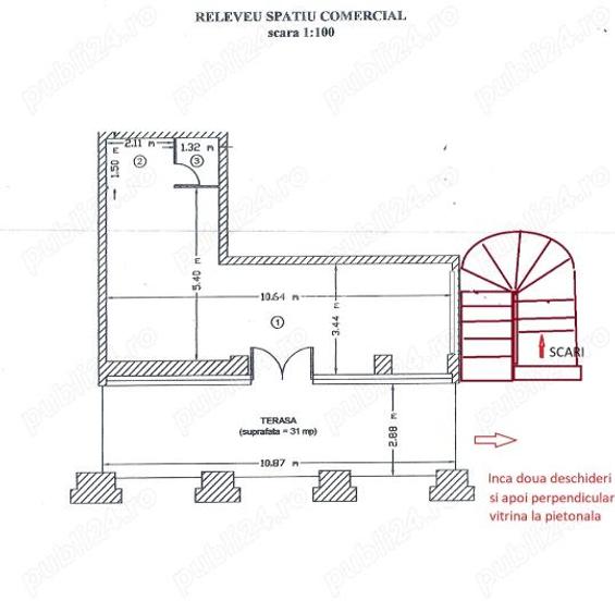 Spatiu comercial ultracentral cu vitrine - 4