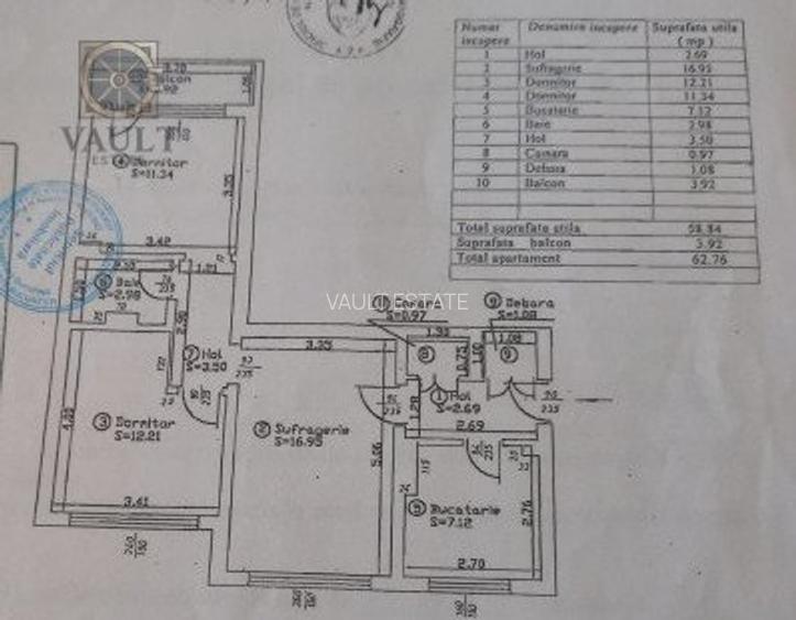 APARTAMENT 3 CAMERE - OBOR - BISERICA SF. DUMITRU - 11