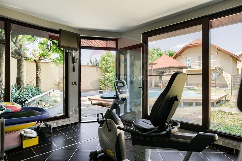 Casă modernă și spațioasă cu piscină,saună și sală de fitness – Pecica - 33