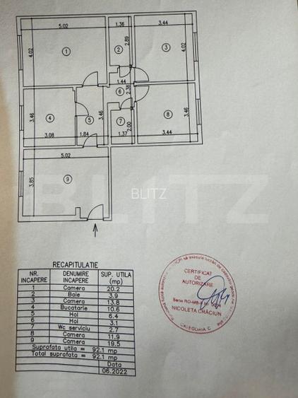 Apartament cu 4 camere, la cheie, Metrou Brancoveanu  - 15