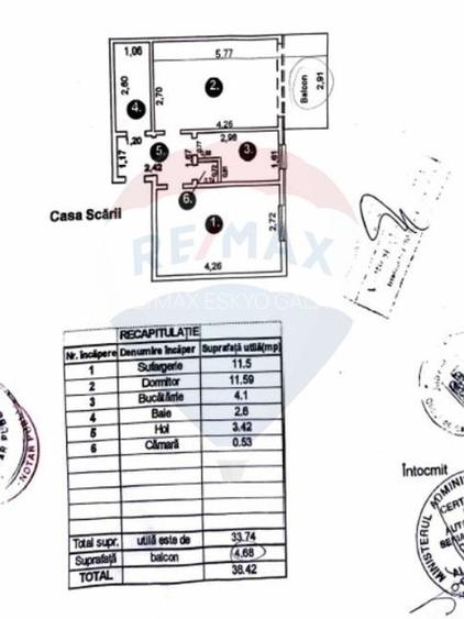 Apartament cu 2 camere de vânzare Micro 19 I Galati - 9