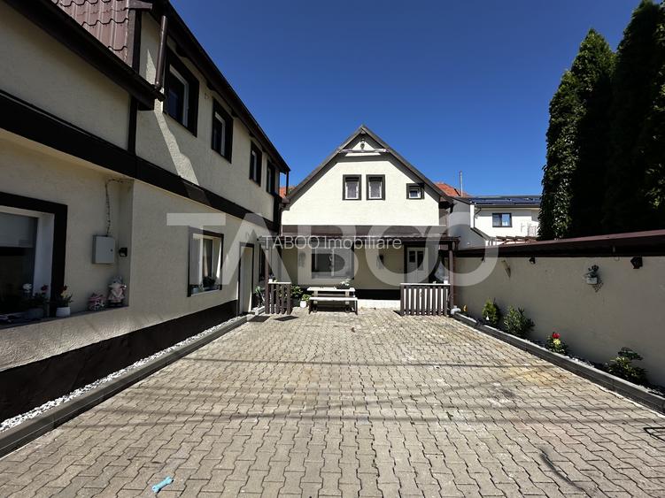 Casa individuala de vanzare acces cu auto in curte pe malul Cibinului - 5