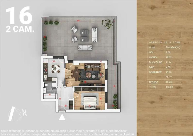 Exclusivist | 2 camere | NZEB | Metrou 15 min | finalizat | AC inclus - 3