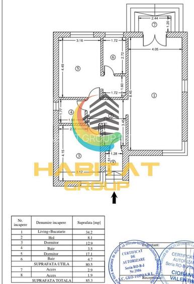 Casa individuala pe parter- 3 camere- teren 359mp- Vidra - 15