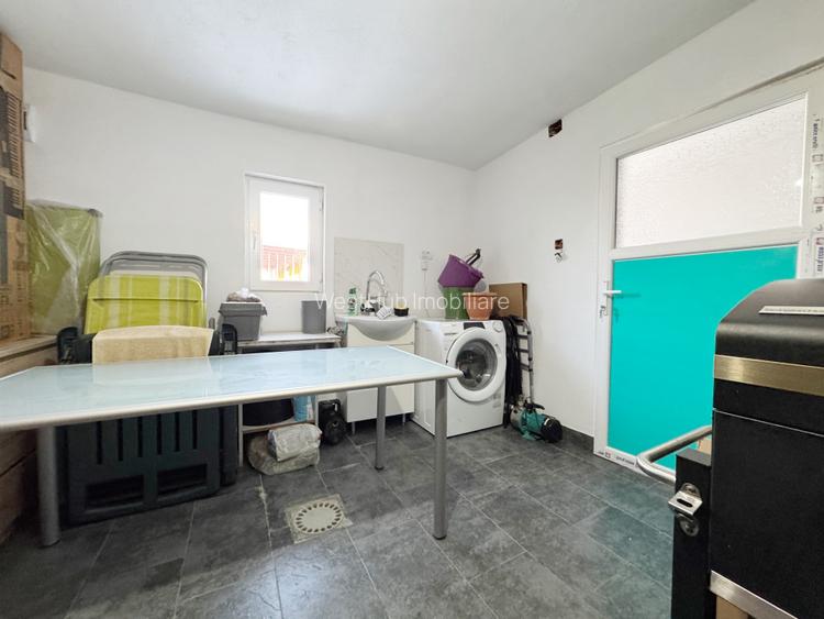 Duplex 3 camere 80mp utili+8mp terasa+anexe, 418mp teren, Mosnita Noua - 14