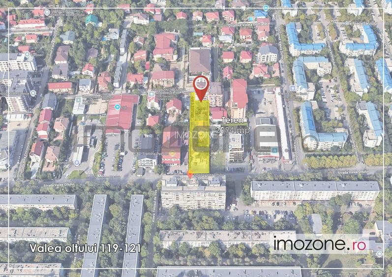 OPORTUNITATE INVESTITIE - Teren cu front stradal pe Valea Oltului - COMISION 0% - 4