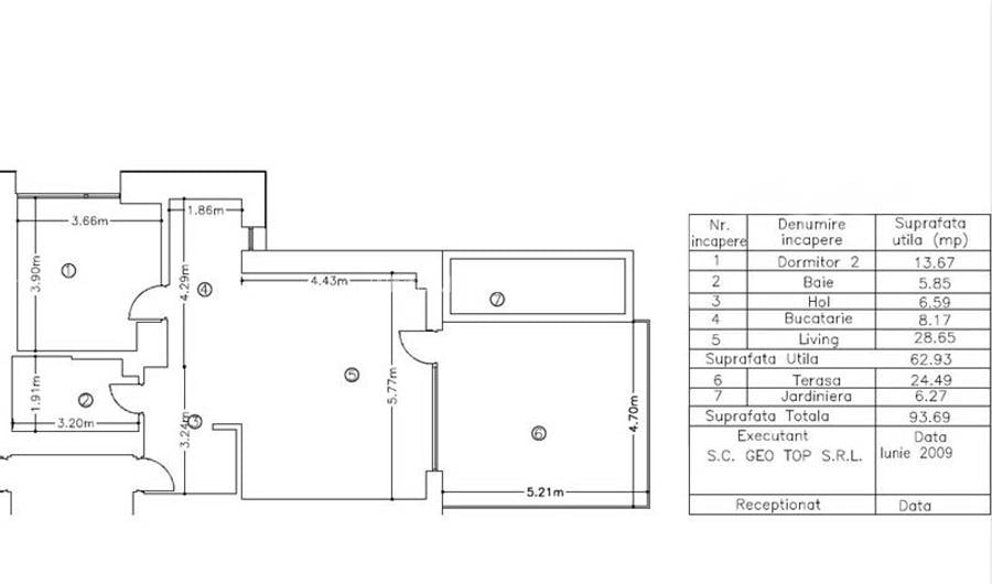 Apartament cu 2 camere in Bellevue Residence - 3