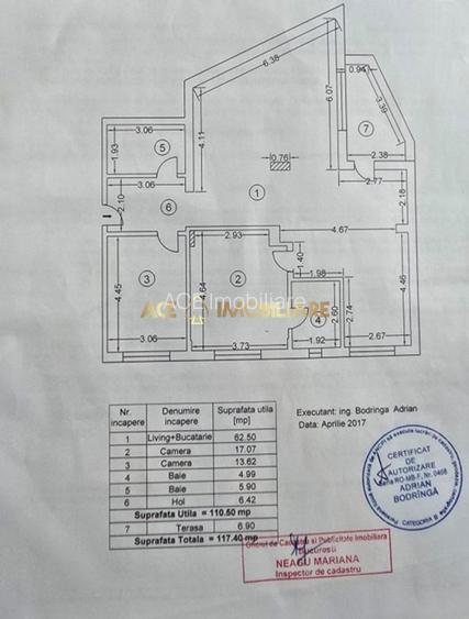 3 Camere de vanzare | Crangasi | Centrala | Bloc 2017 | 110MP - 13
