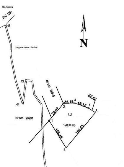 Teren Azuga in apropiere de partia de ski - 3