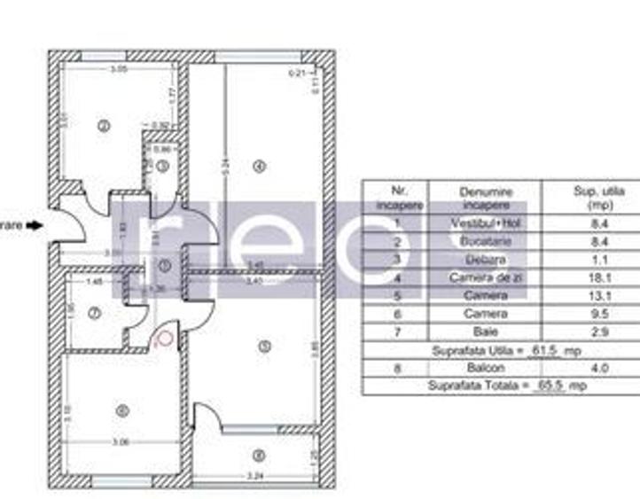 DE VANZARE AP 3 CAMERE RAUL DOAMNEI | DECOMANDAT | METROU - 1