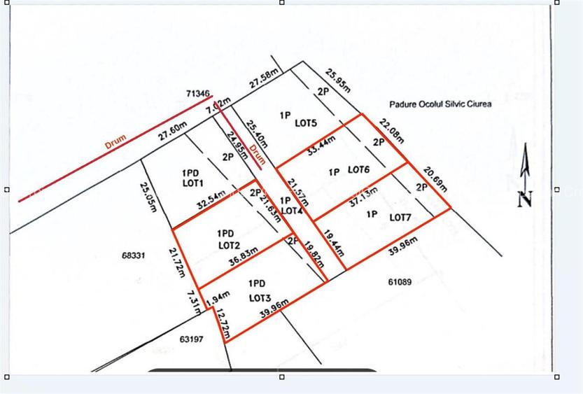 Teren parcele, de la 748mp la 3024mp, Barnova Sf. Ap. Petru - 2