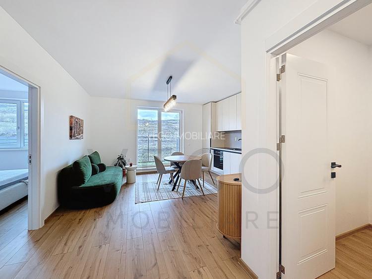 Apartament nou 2 camere, terasa 47 mp, garaj, Beta Residence Chinteni - 3