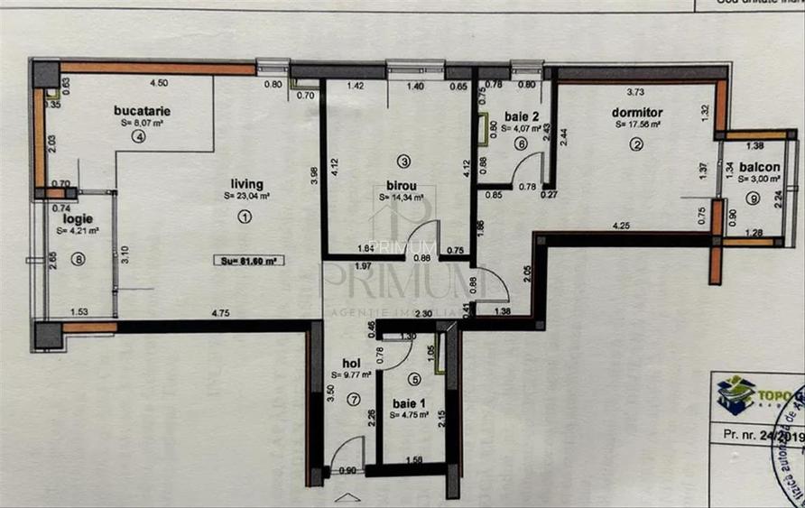 ARADULUI - BLOC NOU - LIFT - 3 CAMERE - 2 BAI - 2 BALCOANE - INCALZIRE PARDOSE - - 8
