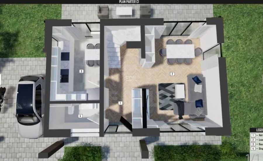 Casă individuală premium în zonă ultracentrală Florești | Construcție nouă | - 8