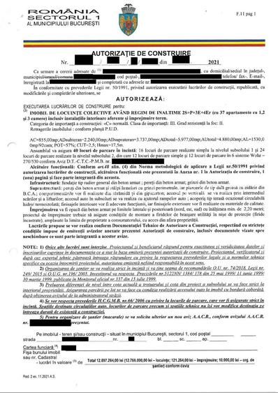 Teren cu Autorizatie Sector 1 | 37 apartamente | Oportunitate - 11