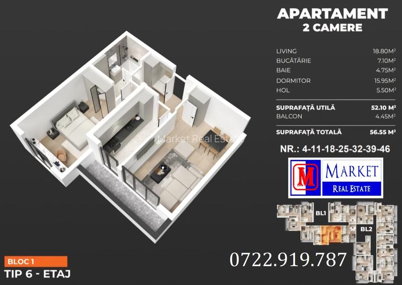 Apartament 2 camere decomandat - Metrou Berceni (100 metri) - 7