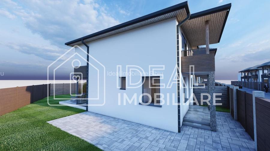 Duplex Modern cu 4 camere si gradina, In Selimbar - 2