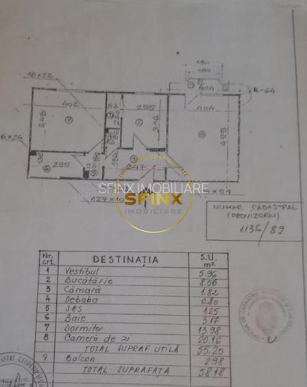 2 camere Mall Vitan/ bloc 1986/ etaj 6/ 55 mp util - 7