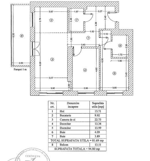 Superb ! Luxuria - 3 camere + terasă - 10