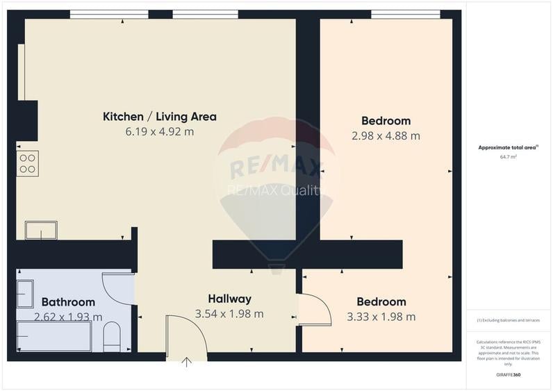 Apartament 2 camere - vanzare - RIN Grand Residence - Delta Vacaresti - 7