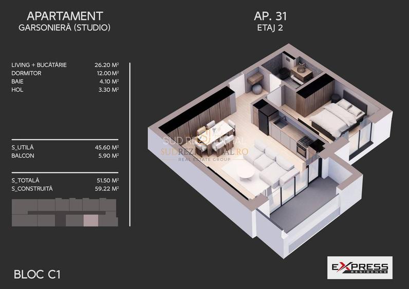 0 Comision! Apartament compartimentat ideal, zona Bd Metalurgiei - 1