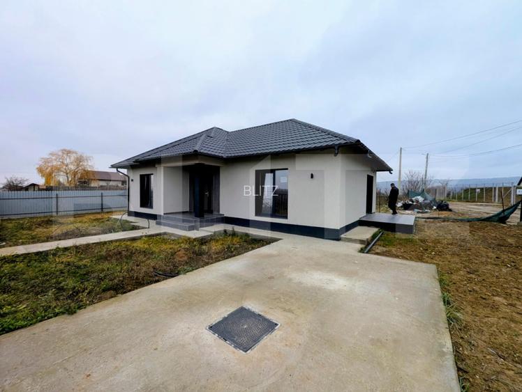 Casa plan parter, 85 mp, 3 camere, teren 350 mp, zona Visani - 2