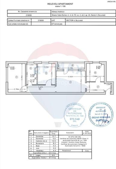 Apartament cu 3 camere de vânzare/Brancoveanu/ - 18