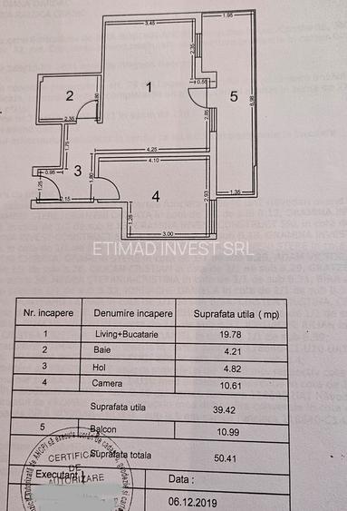 2 camere mobilat - 250 m de plaja -bloc 2019 - Mamaia Nord -Uzina de Pizza - 15