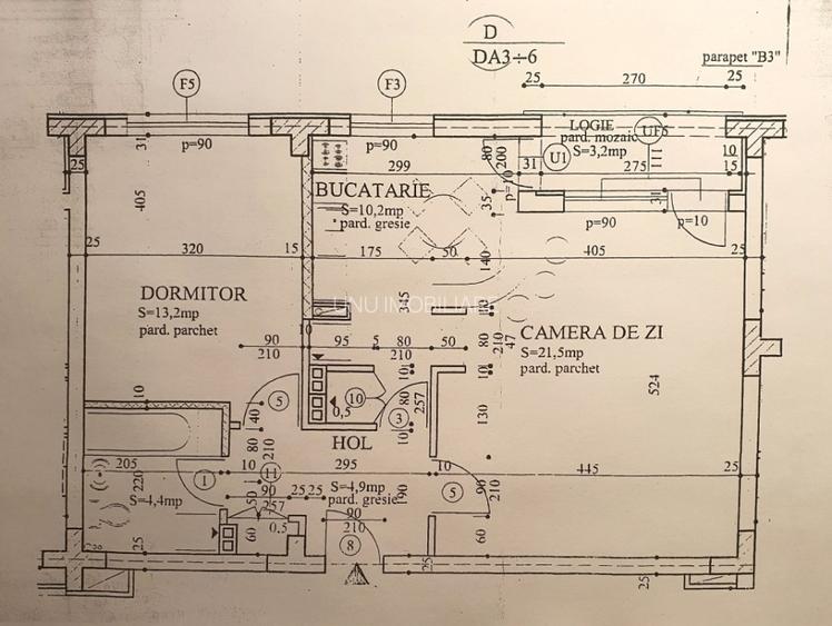 2 camere Decomandat- Pacurari ISC- bloc 2006- 58 mp - 135000 euro - 8