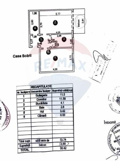 Apartament cu 2 camere de vânzare Micro 19 I Galati - 9