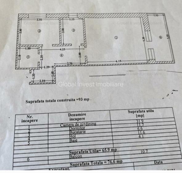 Apartament 2 camere decomandate mobilat-utilat 76mp + parcare inclusa in pret - 9