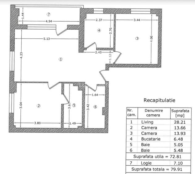 Apartament modern 3 camere, finisaje premium, complet mobilat și utilat - 16