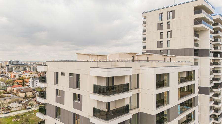 Penthouse City Point-disponibil imediat, terasa 90 mp, 3 locuri parcare subteran - 4