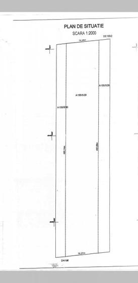 Vand/inchiriez teren  37.000 mp deschidere 75 metri la DN7. Ideal investitie. - 2