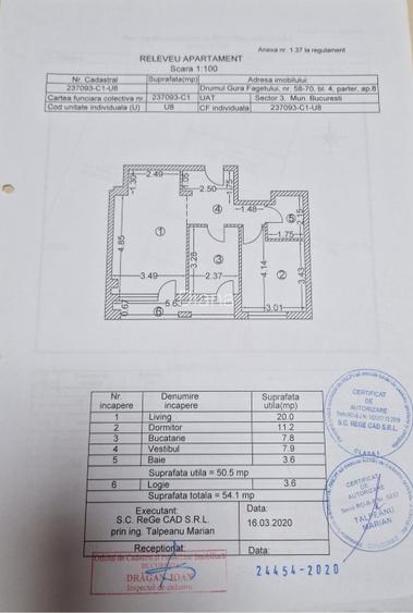 Apartament 2 camere spațios 54 mp + PARCARE | Sector 3 – Drumul Gura Făgetului | - 8