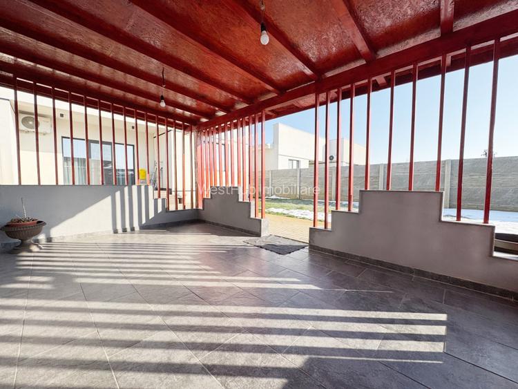 Duplex 3 camere 80mp utili+8mp terasa+anexe, 418mp teren, Mosnita Noua - 17