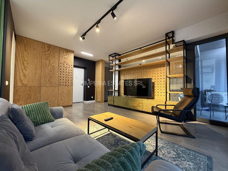 STUDIO DUBLU!!Modern, mobilat complet, finisaje premium - 3