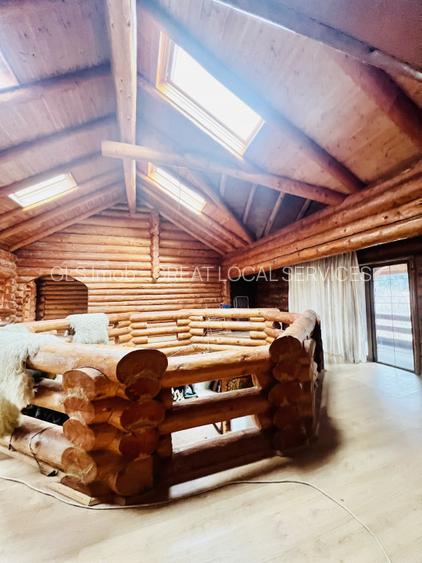 Cabana vânătorească din lemn cu vedere spectaculoasa, langa Castelul Cantacuzino - 24