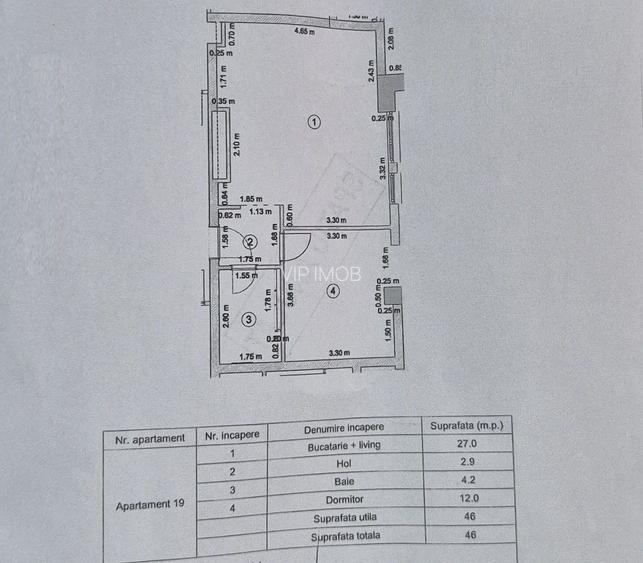 Studio mobilat și utilat, bloc 2020, etaj 3 – Terasă comuna amenajată - 1