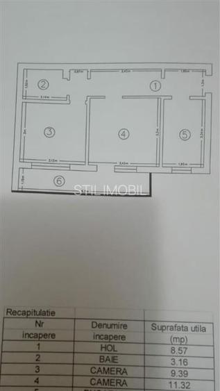 Ap 2 cam Zimbru 46 mp utili + balcon 7 mp 105.000 EUR - 8