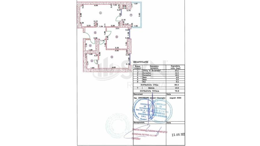 REA1021396 Apartament de 3 camere Cortina North Eleganta si Confort - 14
