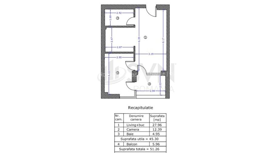 REA1028124 2 camere - Aviatiei - Vedere deschisa Est - Mutare imediata - 10