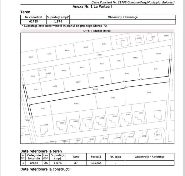 Teren 1000 mp, Dumbraveni, Balotesti - 10