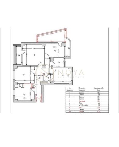 APARTAMENT de 4 CAMERE Dorobanti Romana 1982 - 2