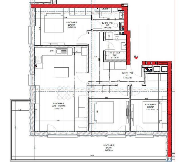 Apartament 4 camere, comision 0% – 88 mp + terasa - 6